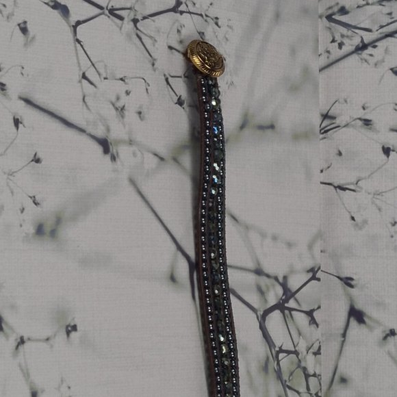 Emeral Green Glitter Bracelet - Picture 5 of 7